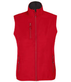SOL'S Ladies Falcon Recycled Soft Shell Bodywarmer | Pepper Red
