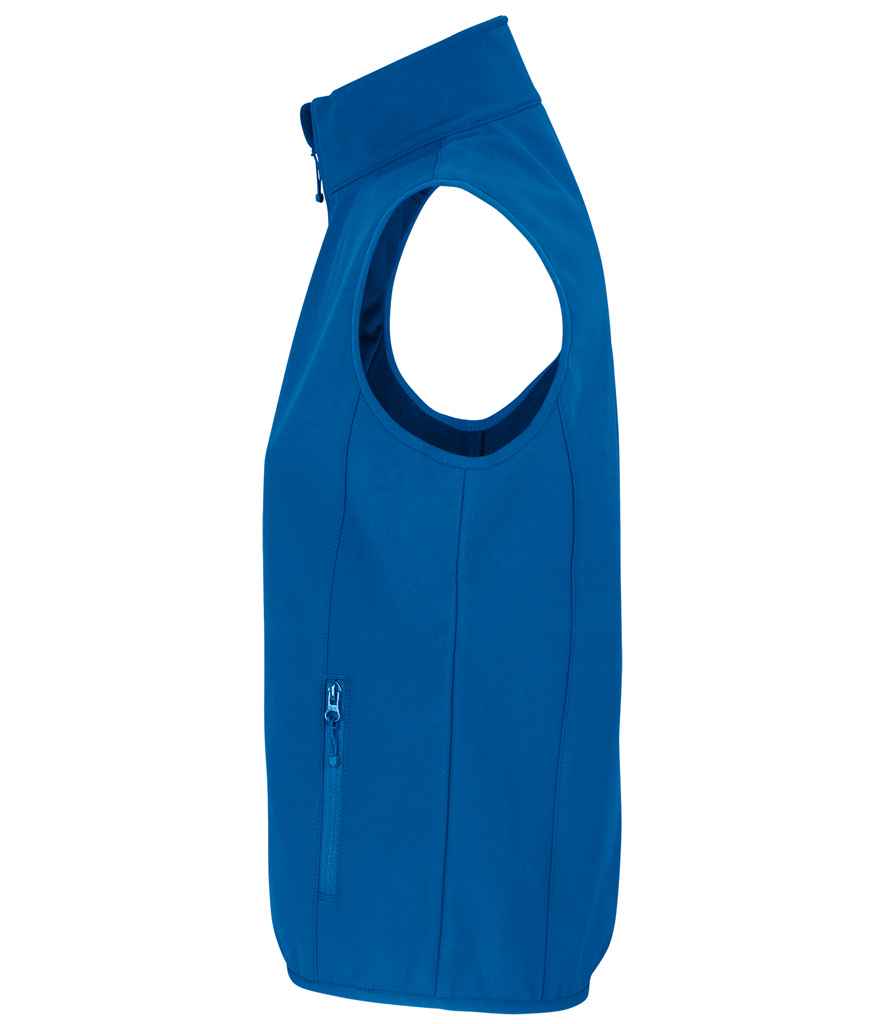 SOL'S Ladies Falcon Recycled Soft Shell Bodywarmer | Royal Blue