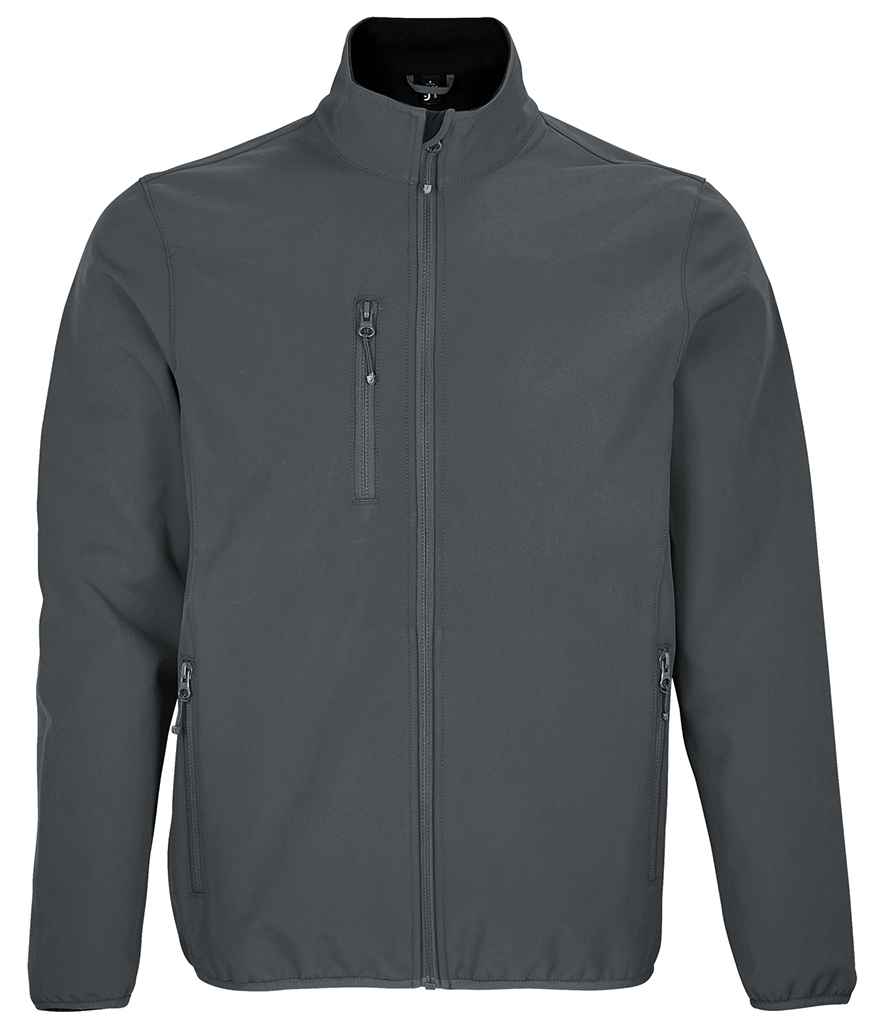 SOL'S Falcon Recycled Soft Shell Jacket | Charcoal