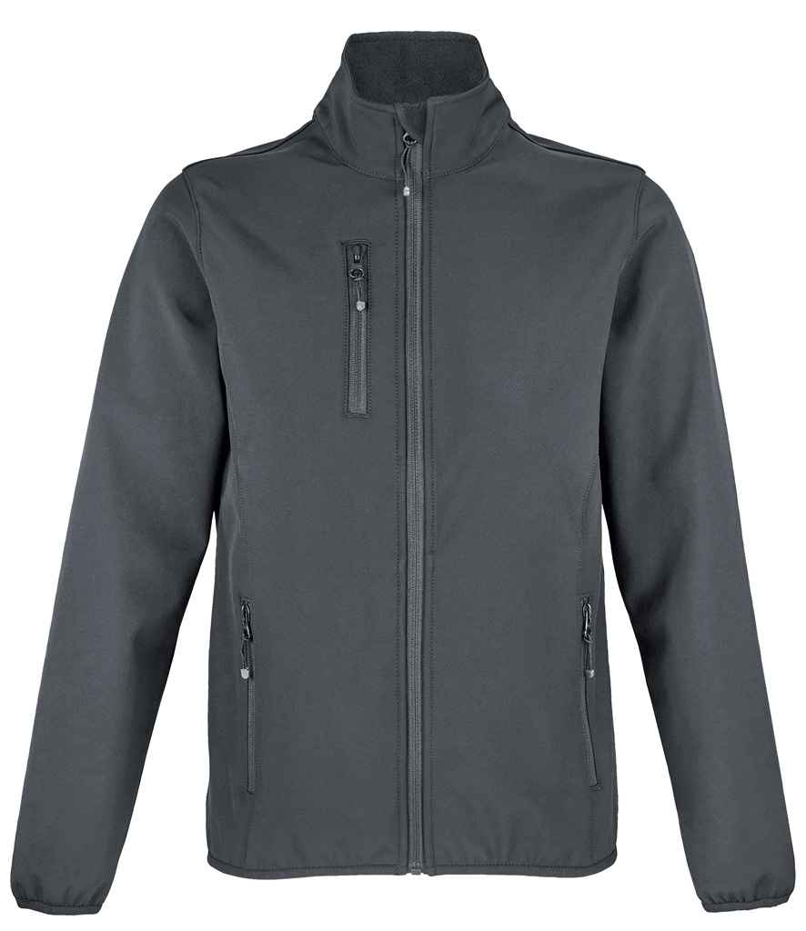 SOL'S Ladies Falcon Recycled Soft Shell Jacket | Charcoal