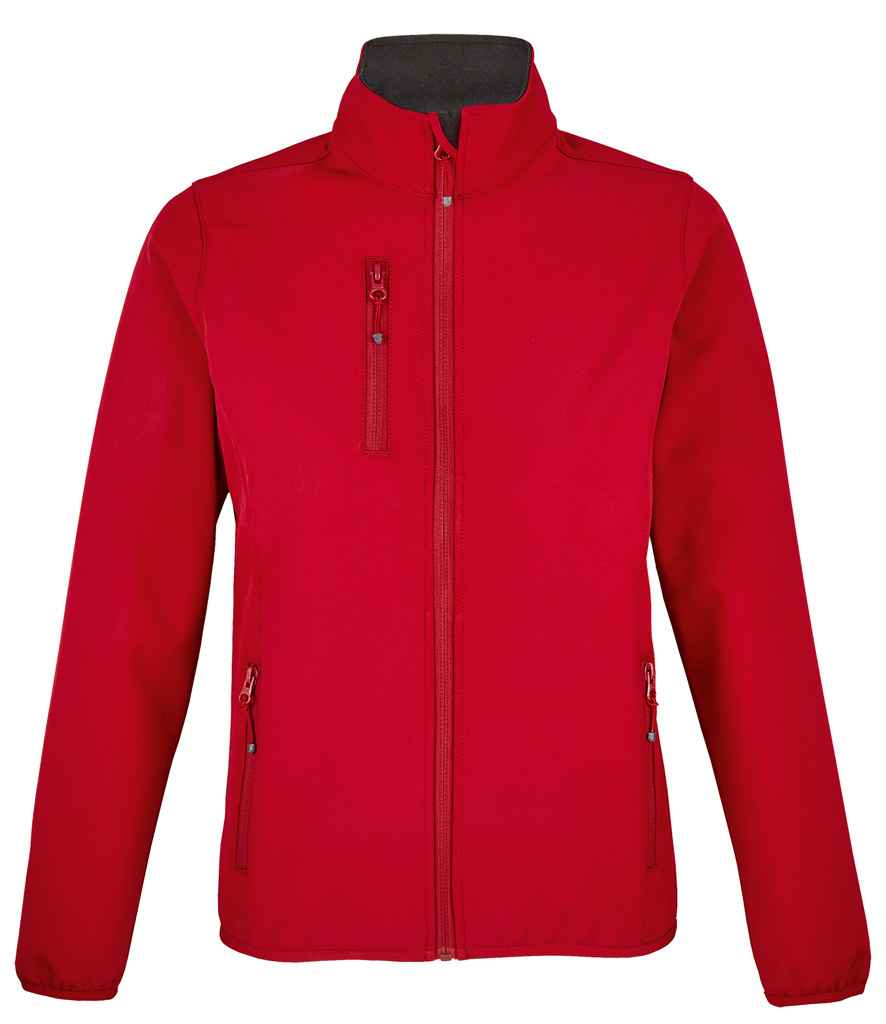 SOL'S Ladies Falcon Recycled Soft Shell Jacket | Pepper Red