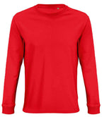 SOL'S Unisex Pioneer Long Sleeve T-Shirt | Bright Red