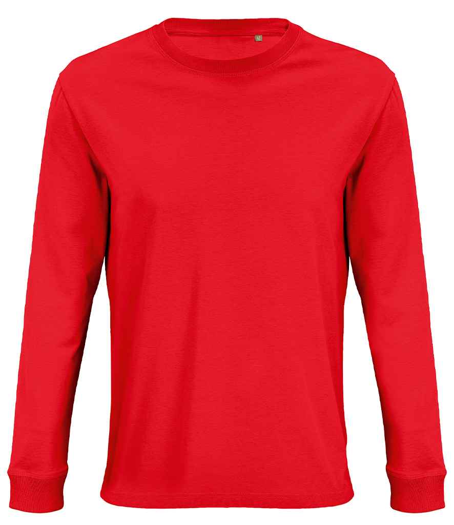 SOL'S Unisex Pioneer Long Sleeve T-Shirt | Bright Red