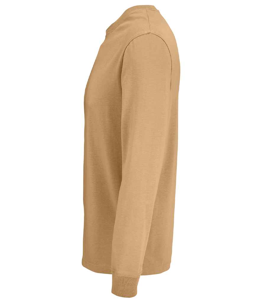 SOL'S Unisex Pioneer Long Sleeve T-Shirt | Dark Beige