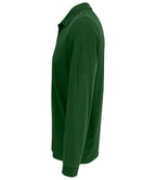 SOL'S Unisex Prime Long Sleeve Piqué Polo Shirt | Bottle Green