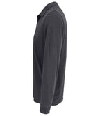 SOL'S Unisex Prime Long Sleeve Piqué Polo Shirt | Dark Grey