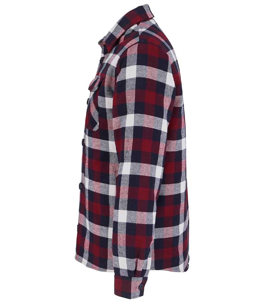 SOL'S Unisex Noah Padded Overshirt | Medium Burgundy