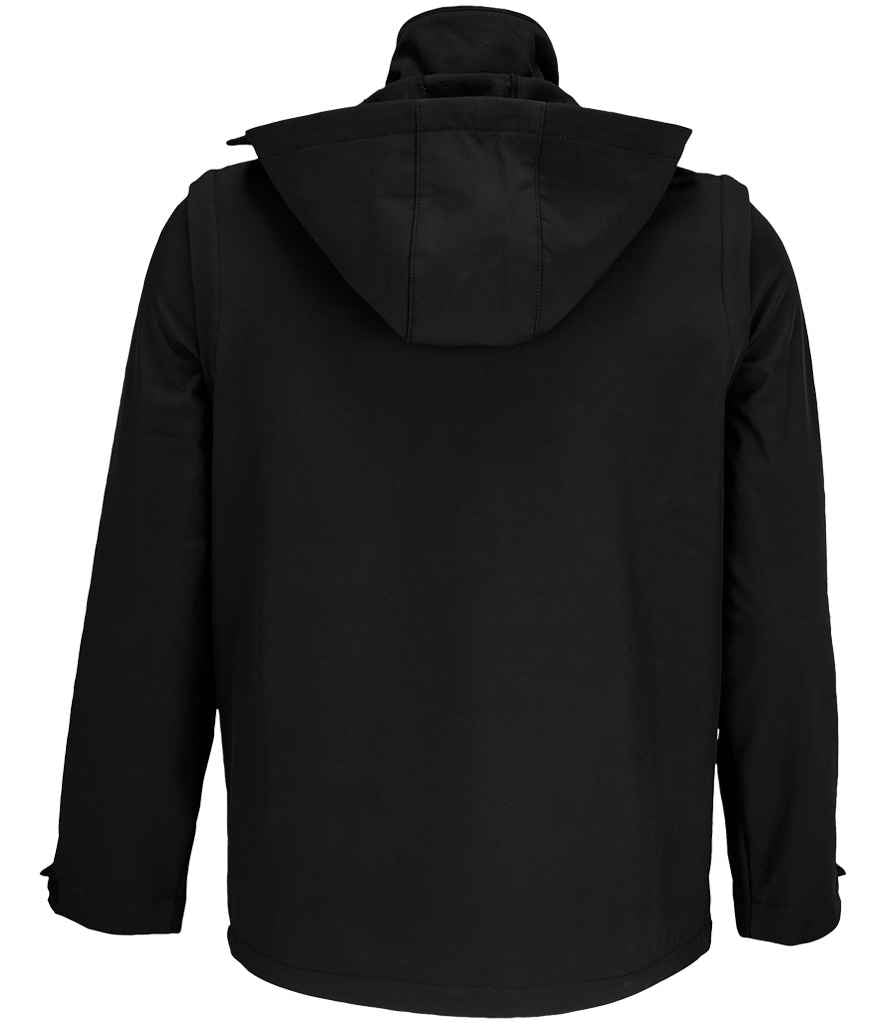 SOL'S Unisex Falcon 3-in-1 Soft Shell Jacket | Black