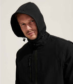 SOL'S Unisex Falcon 3-in-1 Soft Shell Jacket | Black