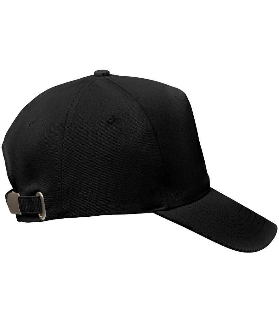 SOL'S Seoul 5 Panel Cap | Black