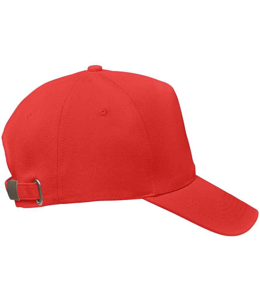 SOL'S Seoul 5 Panel Cap | Red
