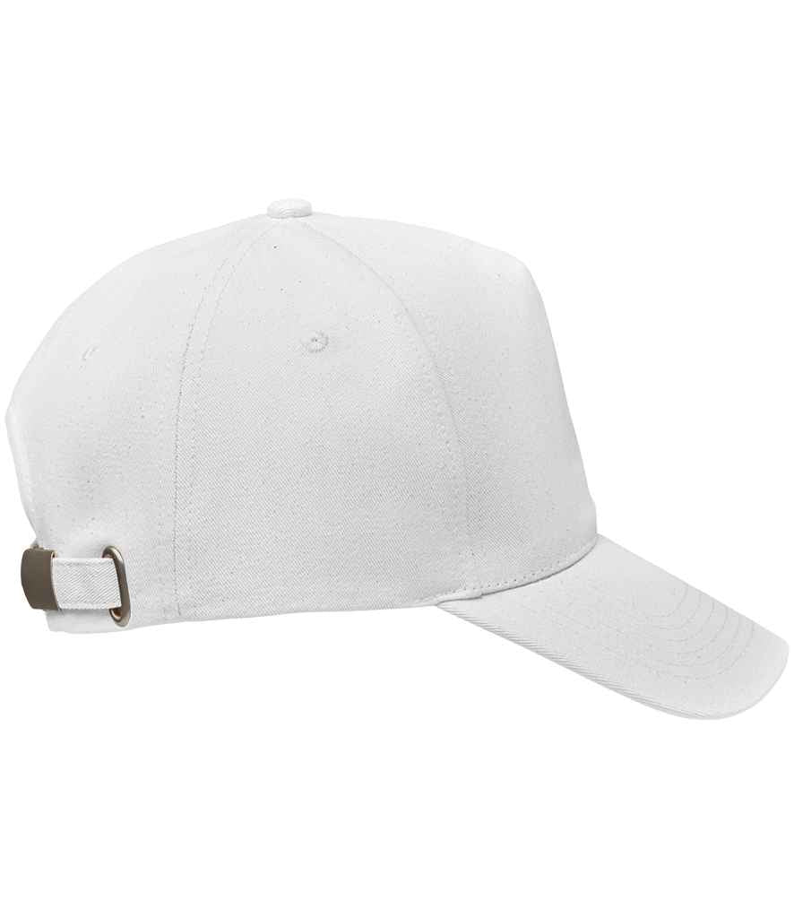 SOL'S Seoul 5 Panel Cap | White