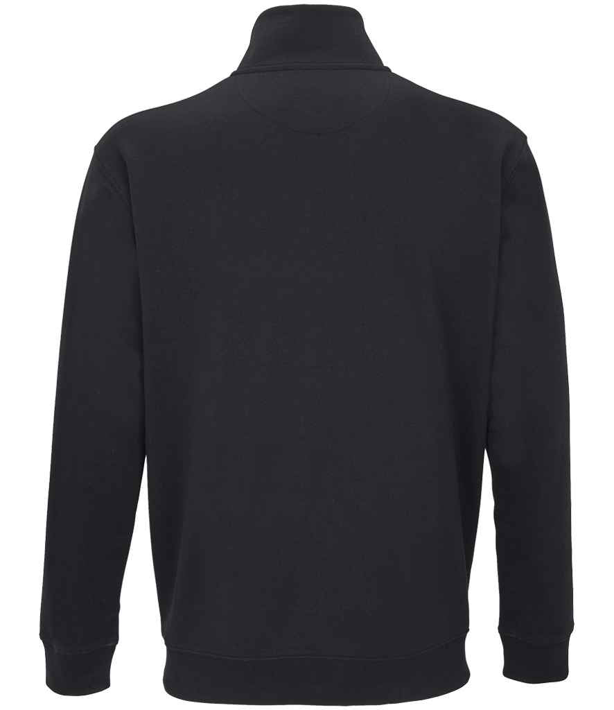 SOL'S Unisex Conrad 1/4 Zip Sweatshirt | Black