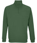 SOL'S Unisex Conrad 1/4 Zip Sweatshirt | Bottle Green
