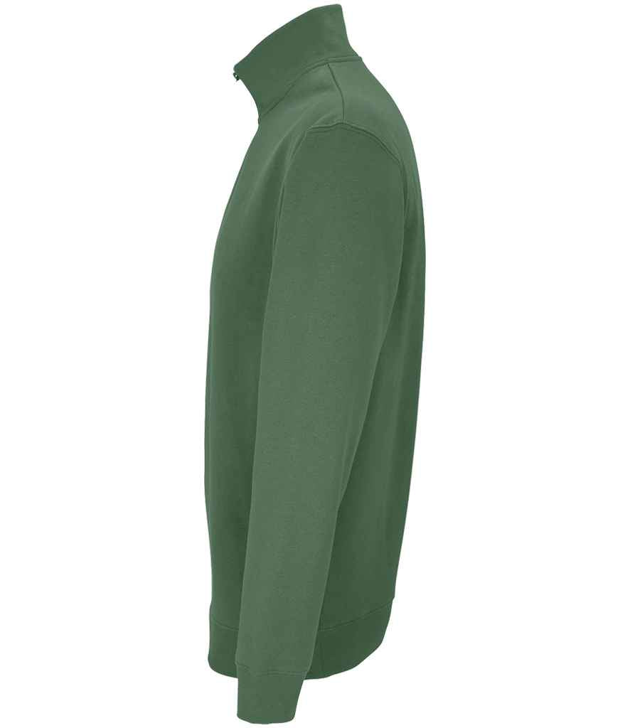 SOL'S Unisex Conrad 1/4 Zip Sweatshirt | Bottle Green