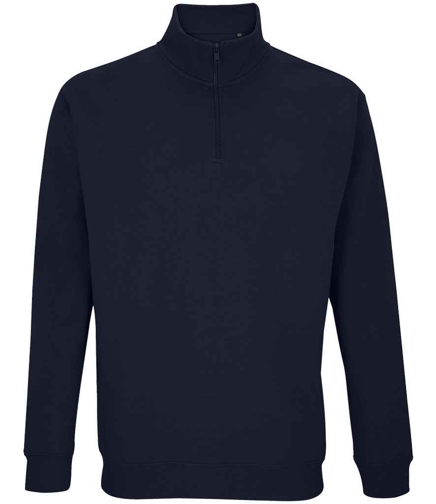 SOL'S Unisex Conrad 1/4 Zip Sweatshirt | French Navy