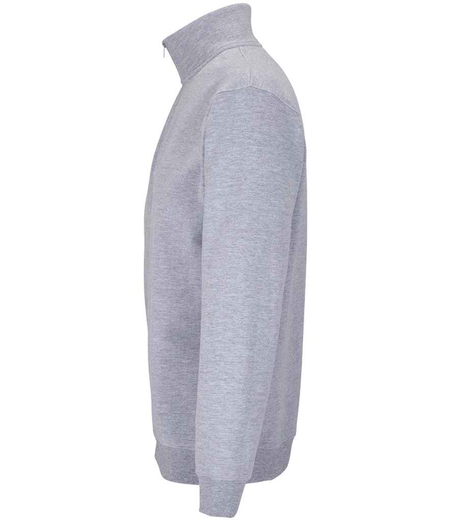 SOL'S Unisex Conrad 1/4 Zip Sweatshirt | Grey Marl