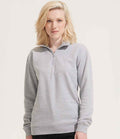 SOL'S Unisex Conrad 1/4 Zip Sweatshirt | Grey Marl