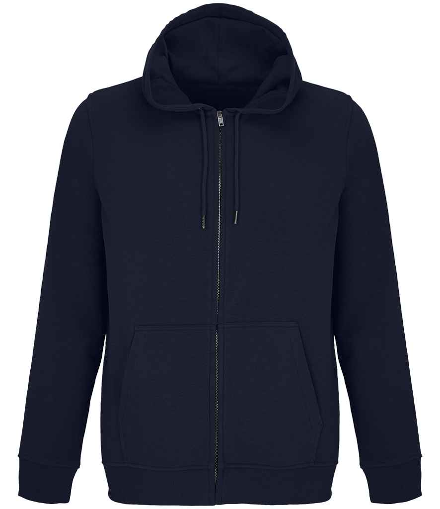 SOL'S Unisex Calipso Eco-Friendly Full Zip Hoodie | French Navy