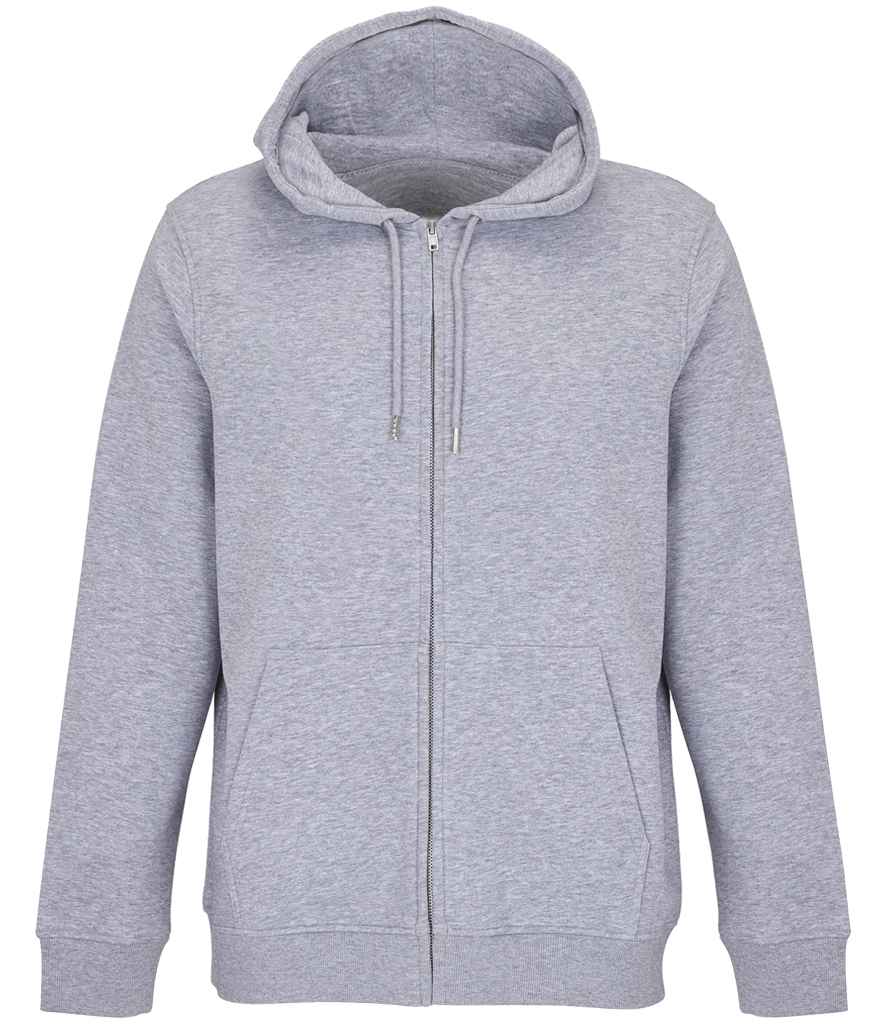 SOL'S Unisex Calipso Eco-Friendly Full Zip Hoodie | Grey Marl