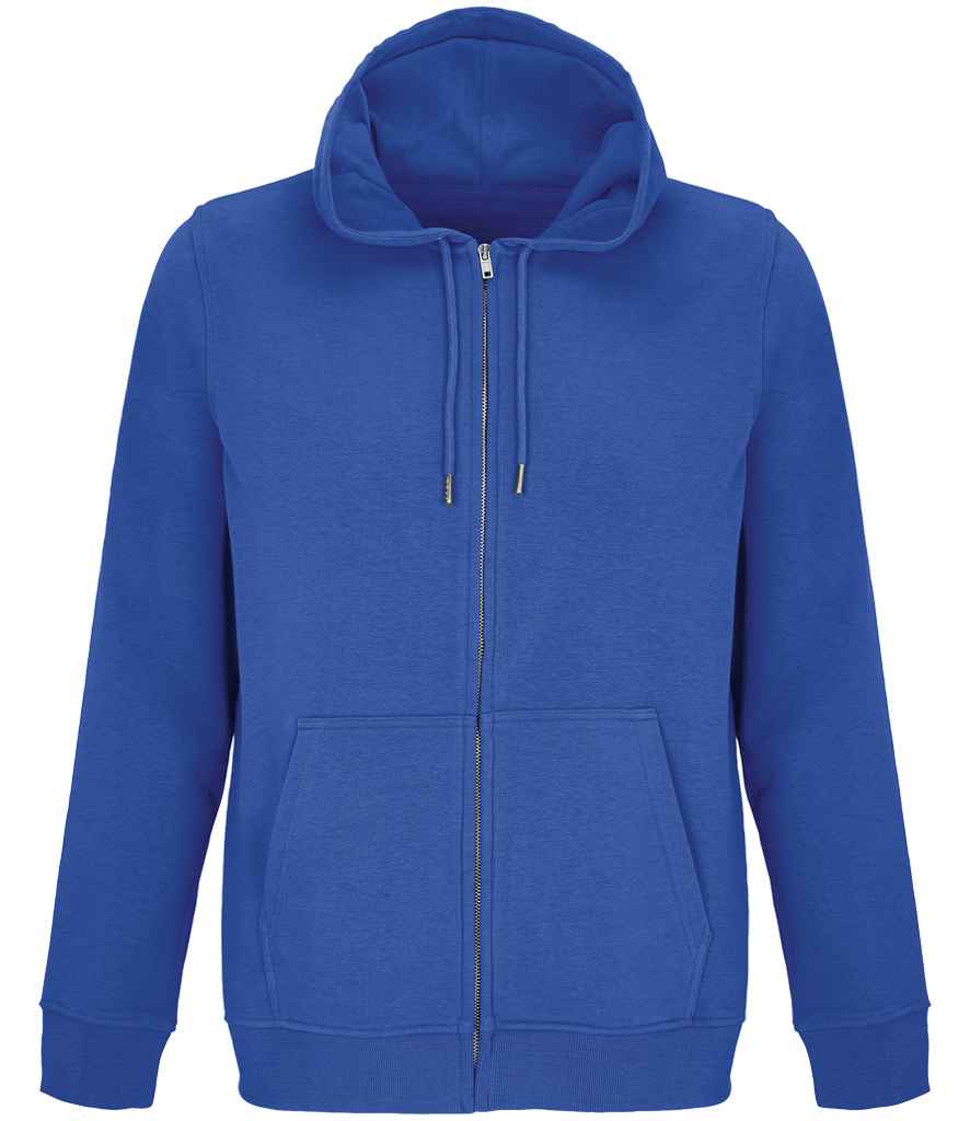 SOL'S Unisex Calipso Eco-Friendly Full Zip Hoodie | Royal Blue