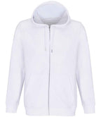 SOL'S Unisex Calipso Eco-Friendly Full Zip Hoodie | White