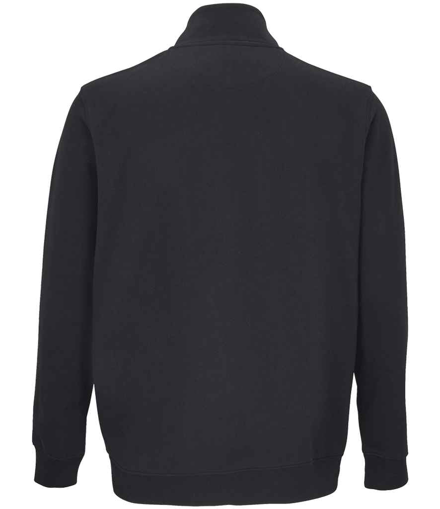 SOL'S Unisex Cooper Full Zip Sweat Jacket | Black