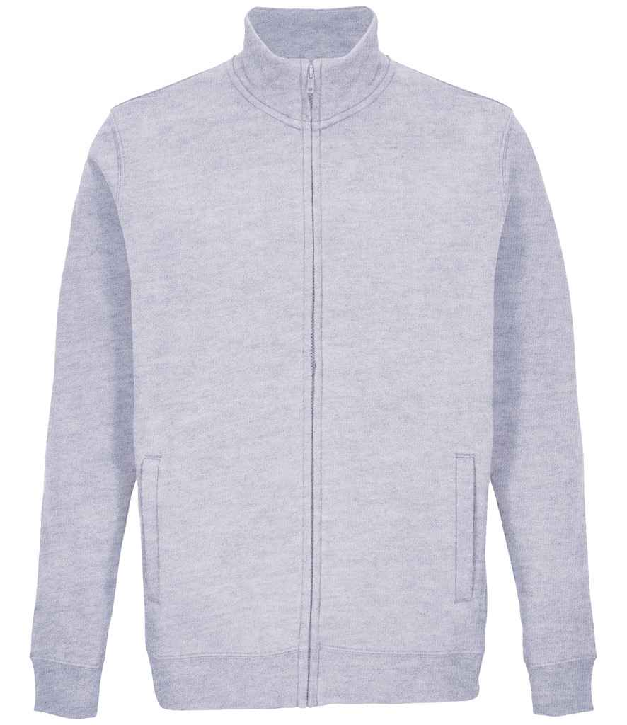 SOL'S Unisex Cooper Full Zip Sweat Jacket | Grey Marl