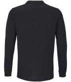 SOL'S Unisex Planet Long Sleeve Piqué Polo Shirt | Black