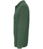 SOL'S Unisex Planet Long Sleeve Piqué Polo Shirt | Bottle Green