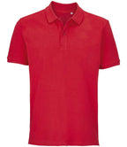 SOL'S Unisex Pegase Piqué Polo Shirt | Bright Red