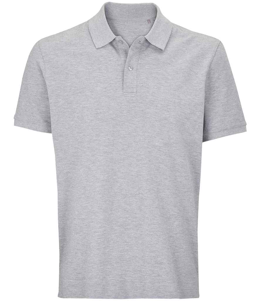 SOL'S Unisex Pegase Piqué Polo Shirt | Grey Marl