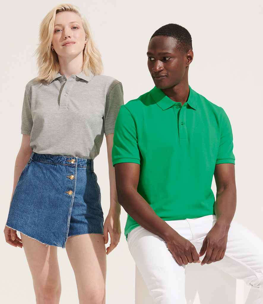 SOL'S Unisex Pegase Piqué Polo Shirt | Spring Green