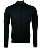 SOL'S Gordon Full Zip Cotton Acrylic Cardigan | Black