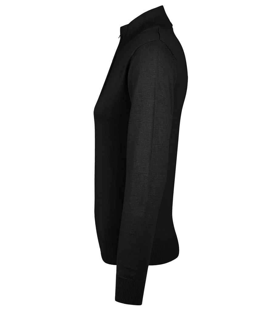 SOL'S Ladies Gordon Full Zip Cotton Acrylic Cardigan | Black