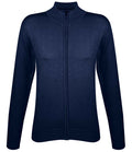 SOL'S Ladies Gordon Full Zip Cotton Acrylic Cardigan | Navy