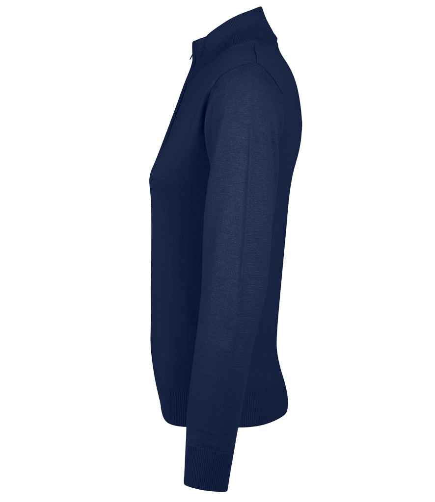 SOL'S Ladies Gordon Full Zip Cotton Acrylic Cardigan | Navy