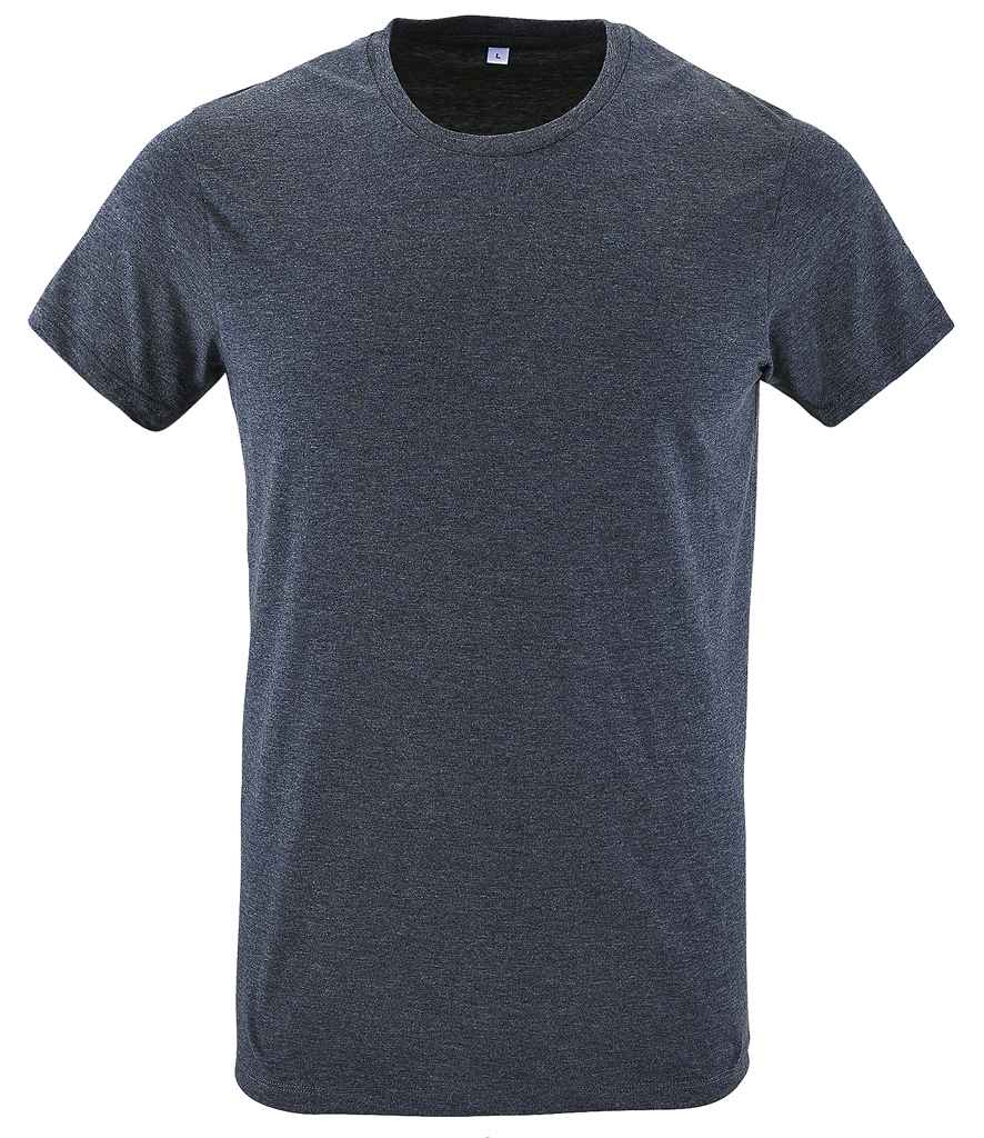 SOL'S Regent Fit T-Shirt | Heather Denim
