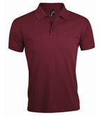 SOL'S Prime Poly/Cotton Piqué Polo Shirt | Burgundy
