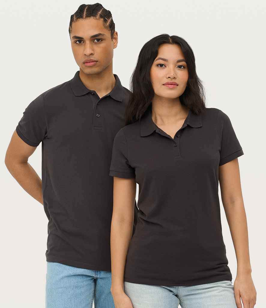 SOL'S Prime Poly/Cotton Piqué Polo Shirt | Dark Grey