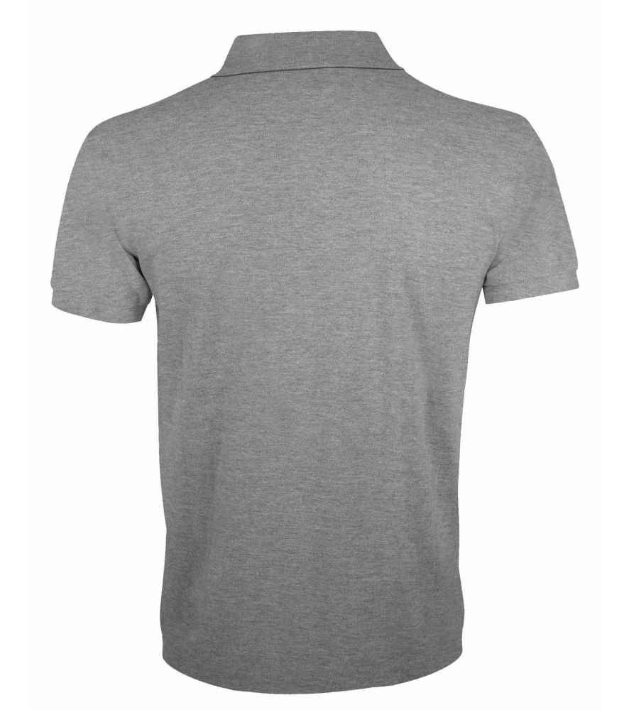 SOL'S Prime Poly/Cotton Piqué Polo Shirt | Grey Marl