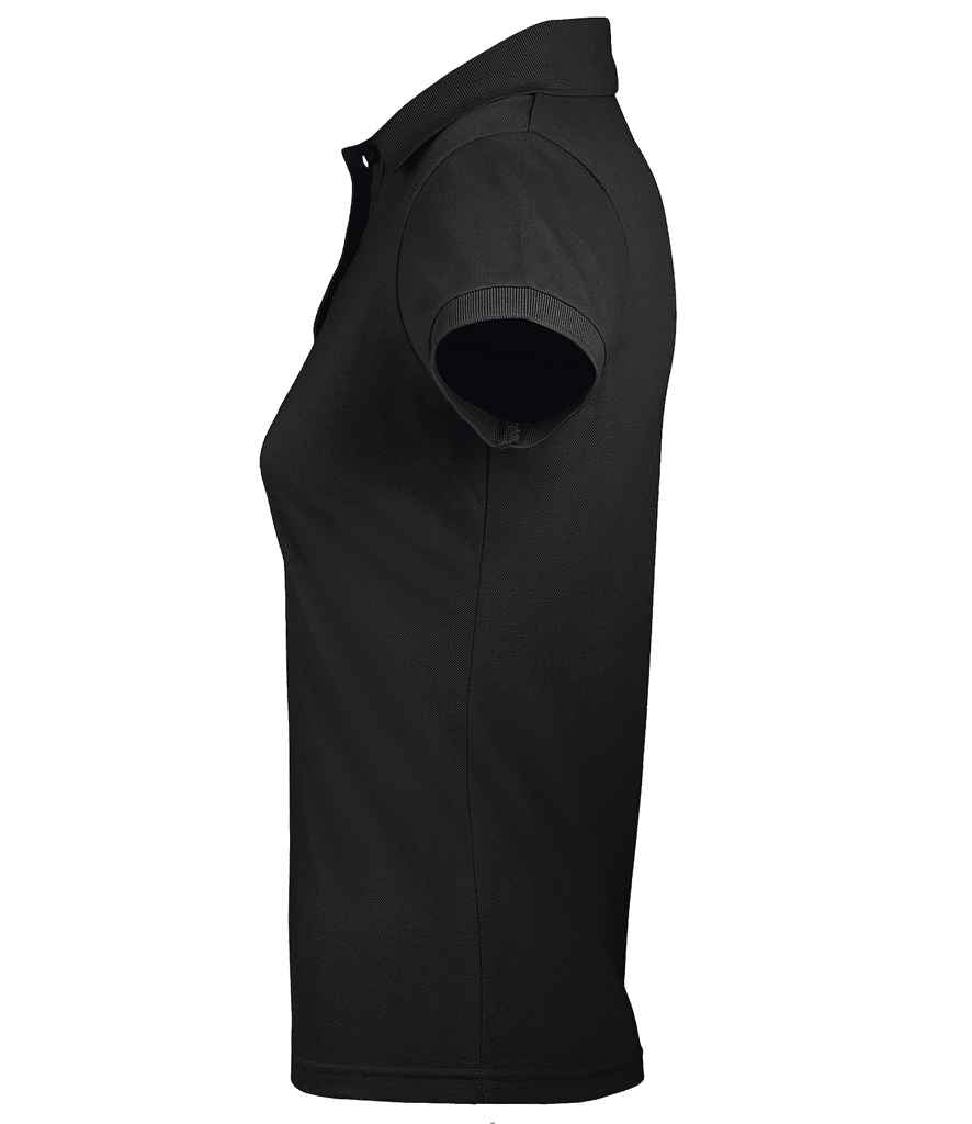 SOL'S Ladies Prime Poly/Cotton Piqué Polo Shirt | Black