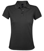 SOL'S Ladies Prime Poly/Cotton Piqué Polo Shirt | Dark Grey