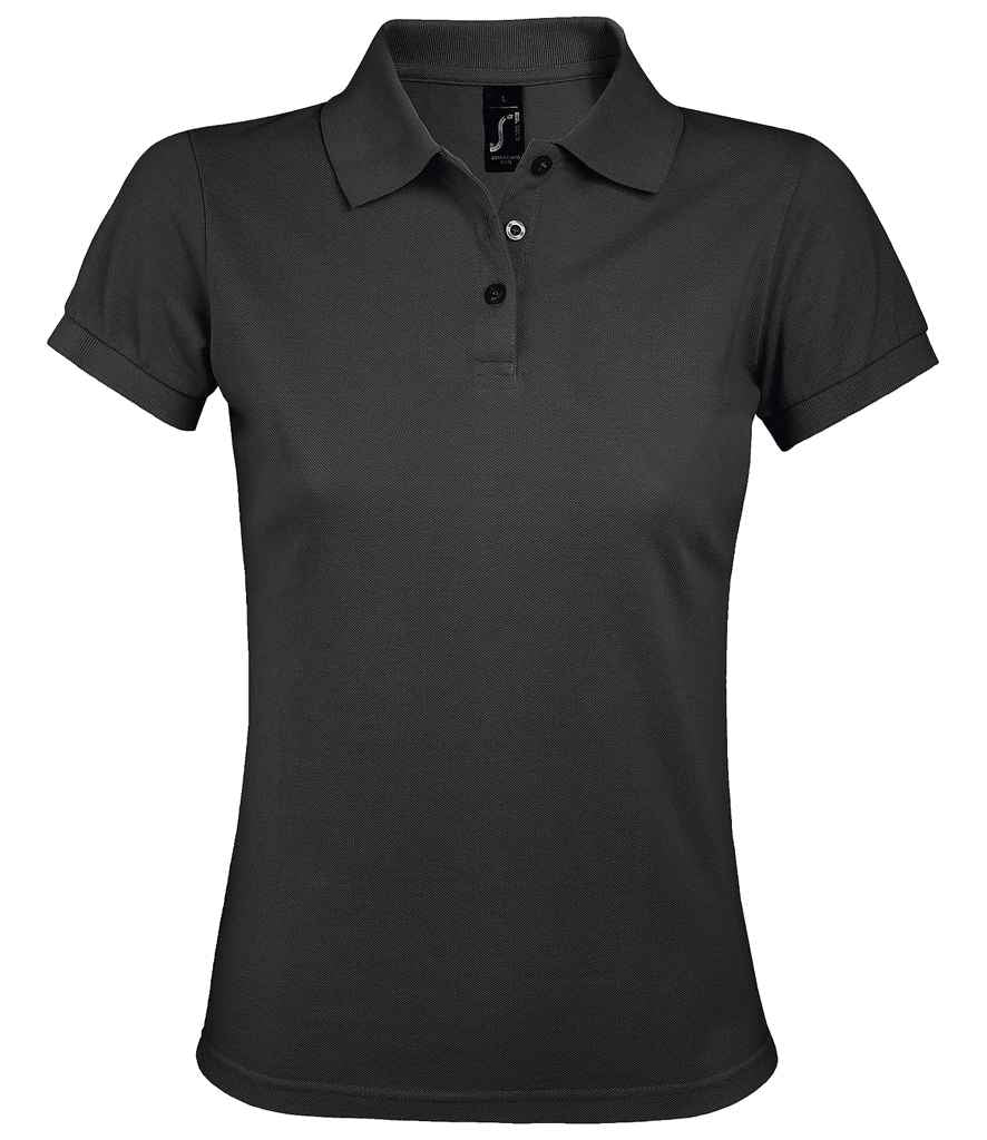 SOL'S Ladies Prime Poly/Cotton Piqué Polo Shirt | Dark Grey