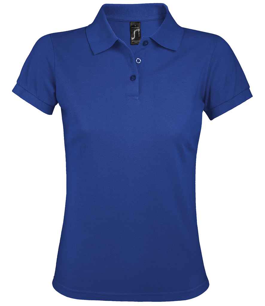 SOL'S Ladies Prime Poly/Cotton Piqué Polo Shirt | Royal Blue