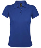 SOL'S Ladies Prime Poly/Cotton Piqué Polo Shirt | Royal Blue