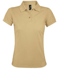 SOL'S Ladies Prime Poly/Cotton Piqué Polo Shirt | Sand