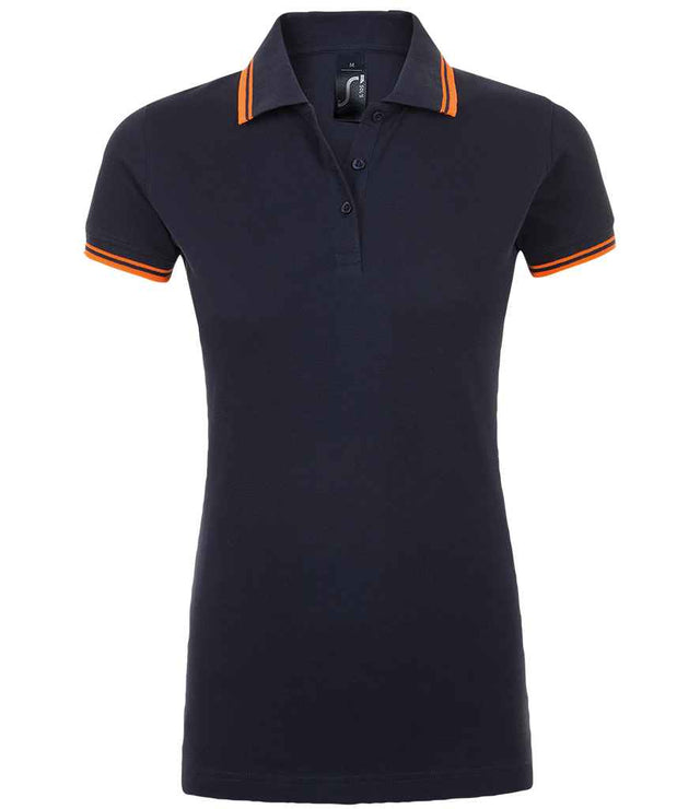 10578 French Navy/Neon Orange Front