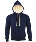 SOL'S Unisex Sherpa Hooded Jacket | French Navy