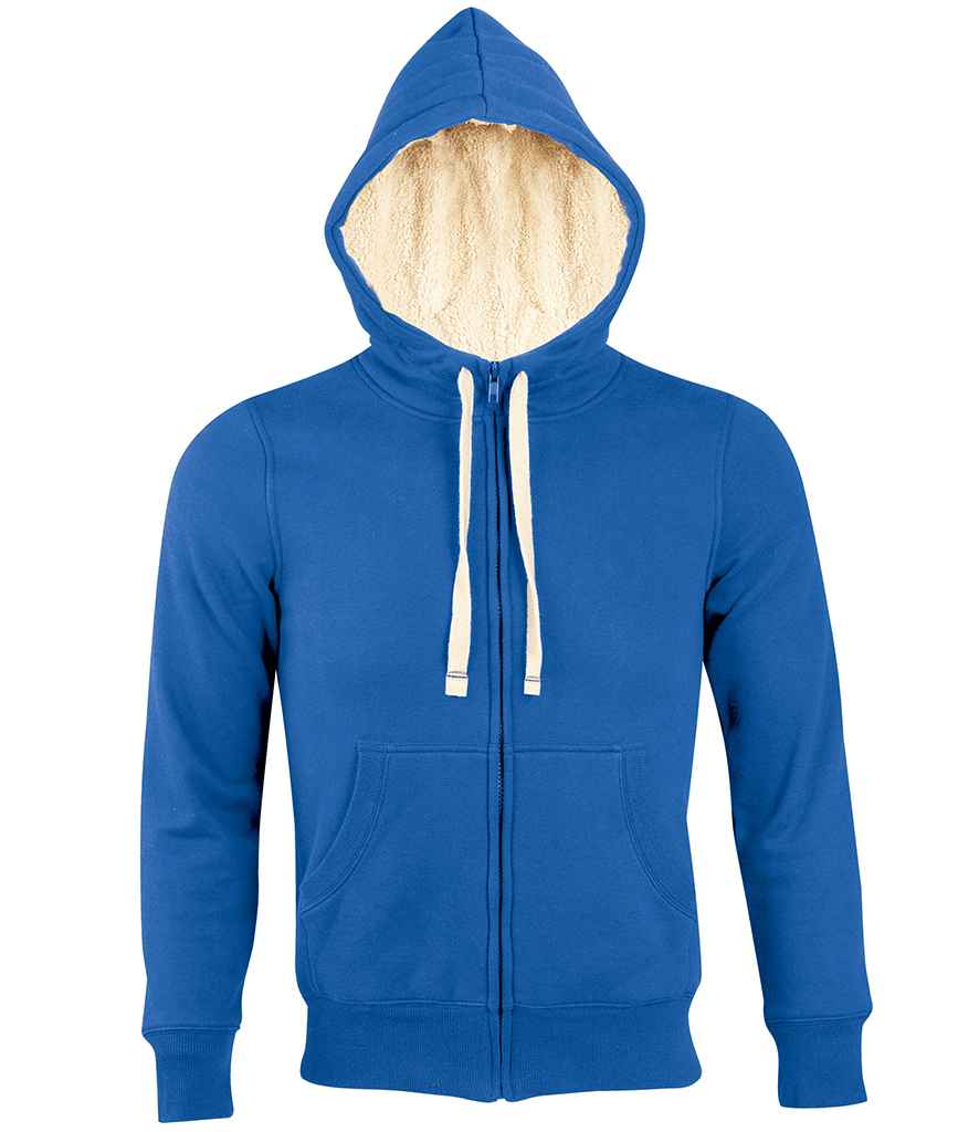 SOL'S Unisex Sherpa Hooded Jacket | Royal Blue